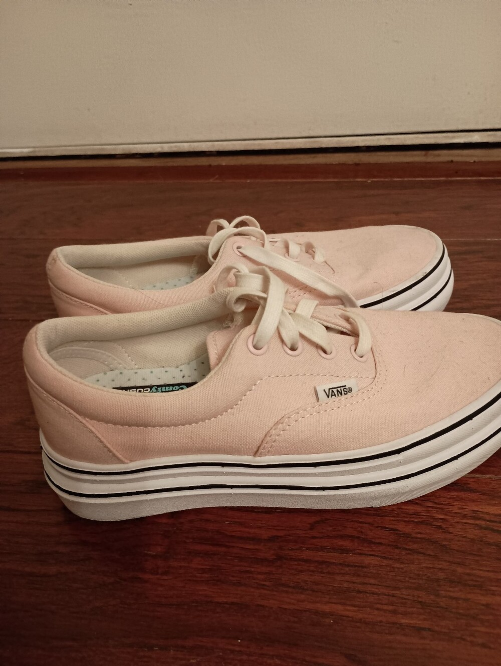 Pink Platform Vans Sz 6.5 GUC